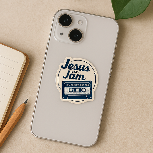 Jesus Is My Jam – Cassette Edition Vinyl Sticker