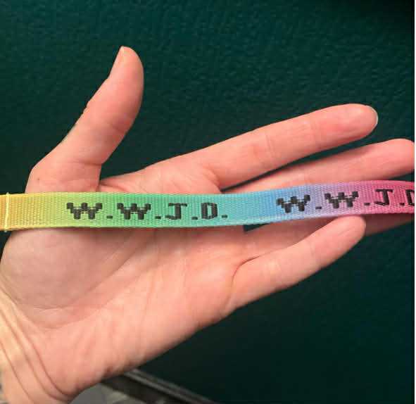 WWJD Bracelet / WWJD Wristband - Christian Gift - UK Seller - 100% Profits to Outreach