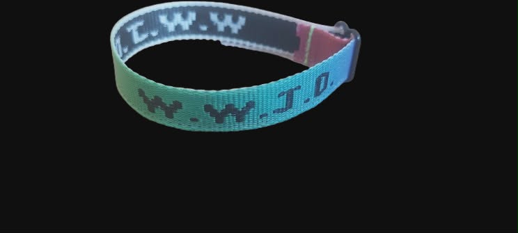 WWJD Bracelet / WWJD Wristband - Christian Gift - UK Seller - 100% Profits to Outreach