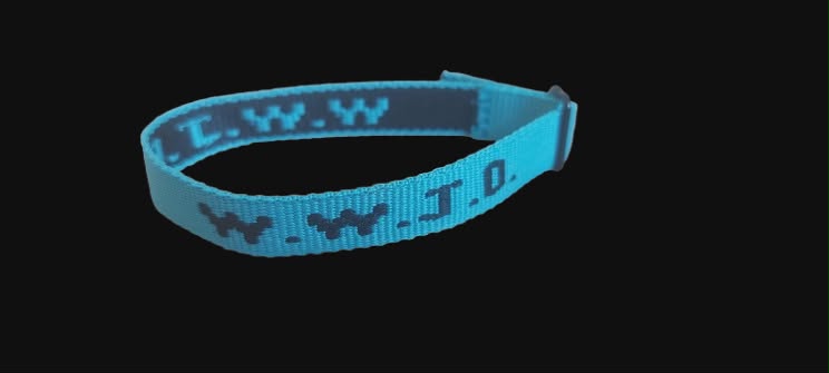 WWJD Bracelet / WWJD Wristband - Christian Gift - UK Seller - 100% Profits to Outreach