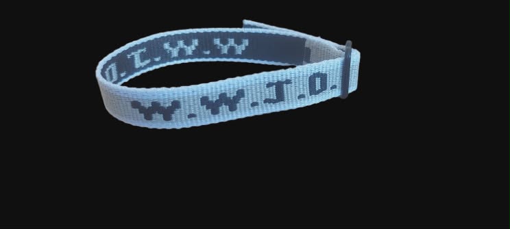 WWJD Bracelet / WWJD Wristband - Christian Gift - UK Seller - 100% Profits to Outreach