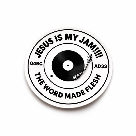 Jesus Is My Jam – Turntable Edition Vinyl Sticker
