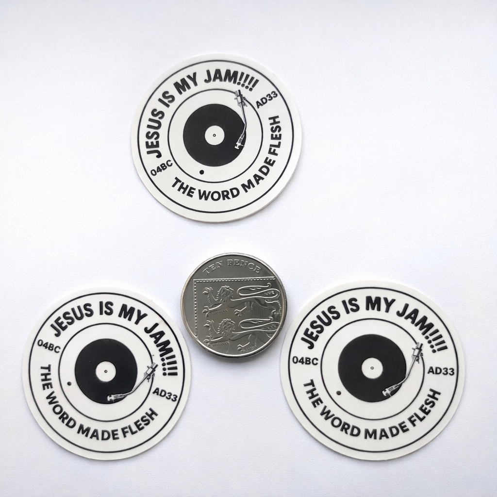 Jesus Is My Jam – Turntable Edition Vinyl Sticker