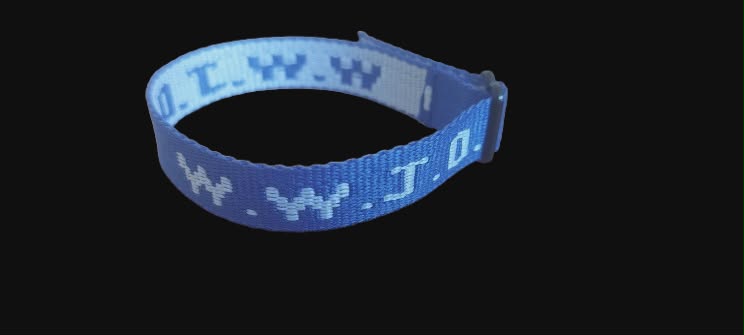 WWJD Bracelet / WWJD Wristband - Christian Gift - UK Seller - 100% Profits to Outreach