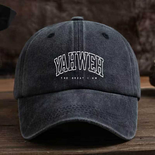 Yahweh – The Great I Am, Cap (Washed Black)