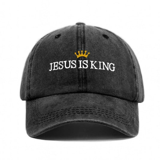 Jesus Is King Cap (Black)