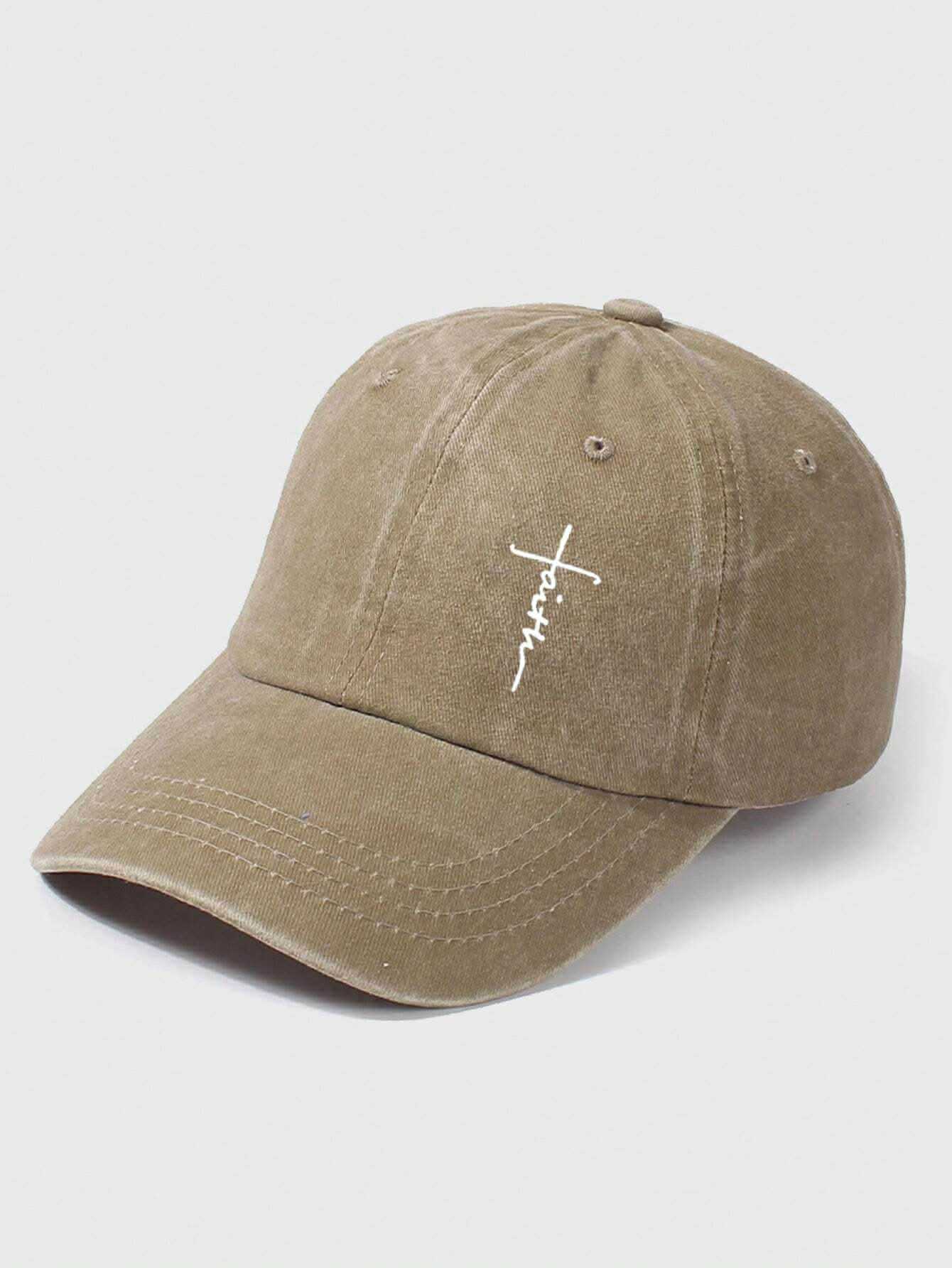 Faith Cross Cap (Khaki)