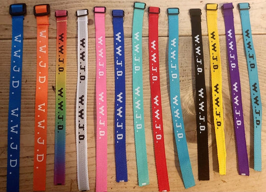 WWJD wristband – Christian bracelet – supports street outreach