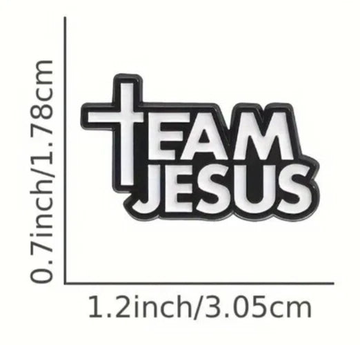 Team Jesus Pin Badge – Limited Stock