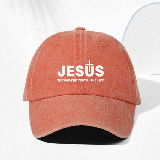 Jesus – The Way, The Truth, The Life Cap (Orange)