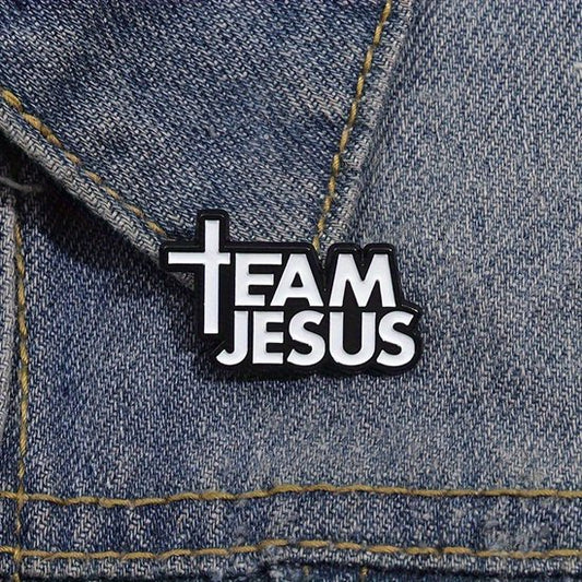 Team Jesus Pin Badge – Limited Stock